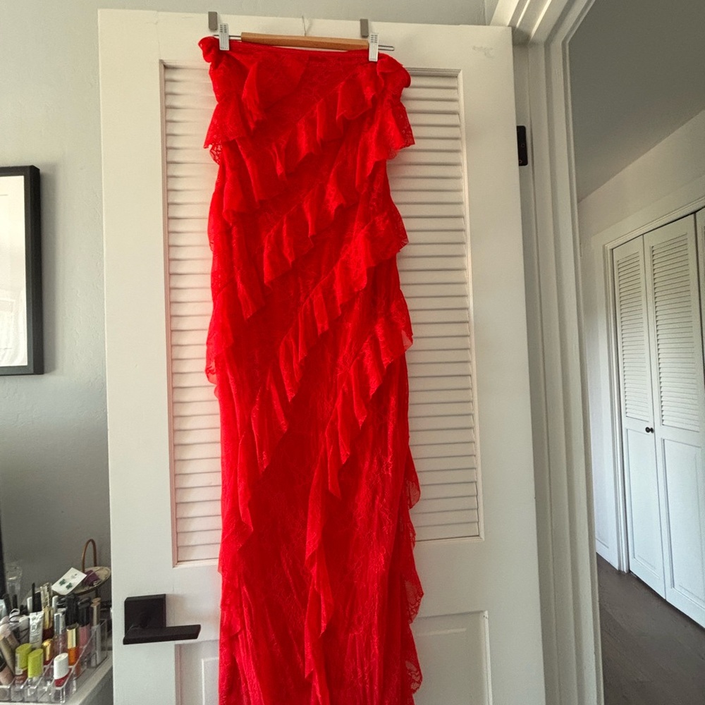 Wild Fable Vibrant Red Maxi Dress